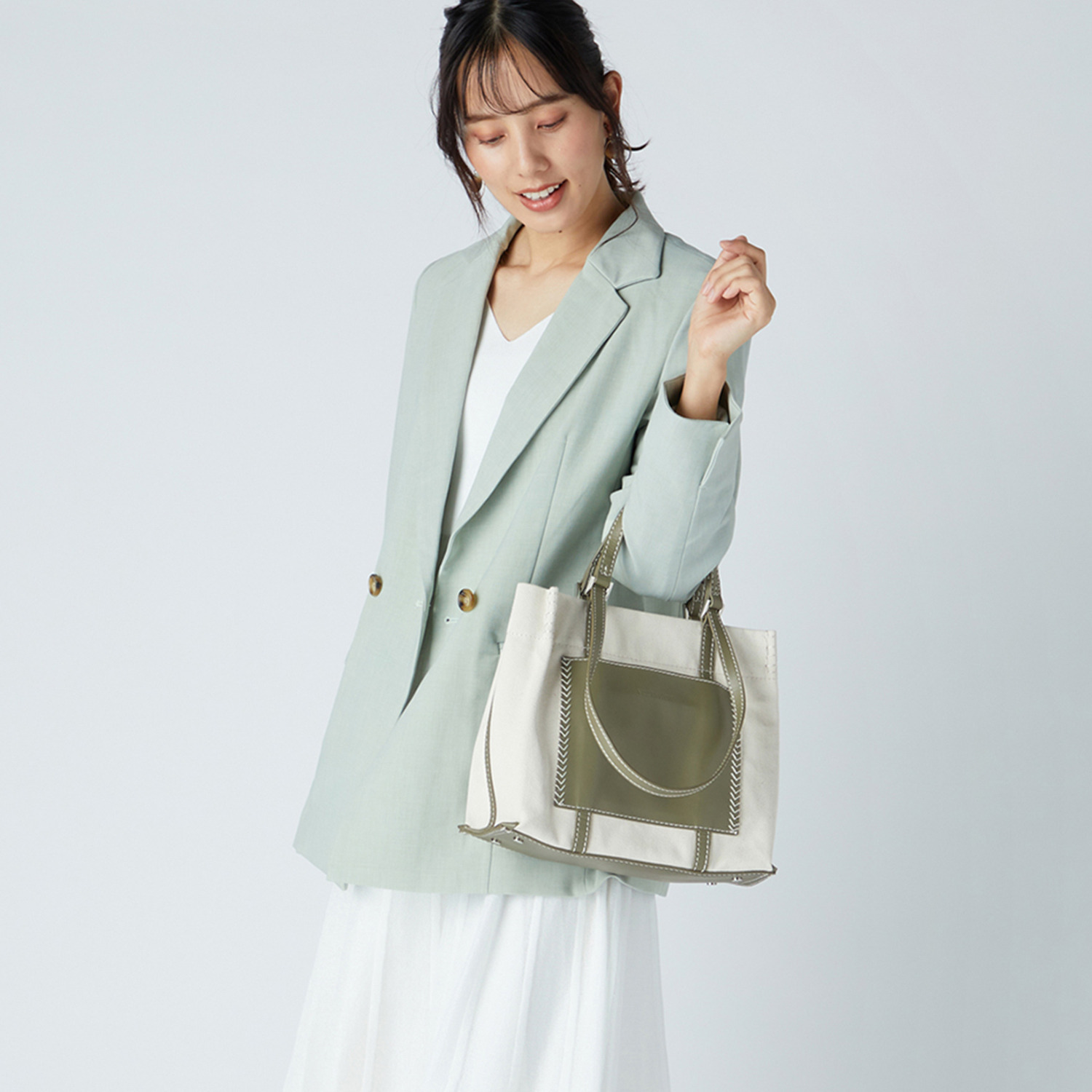 ヴィーガンヴュー キャンバス ミニトートバッグ