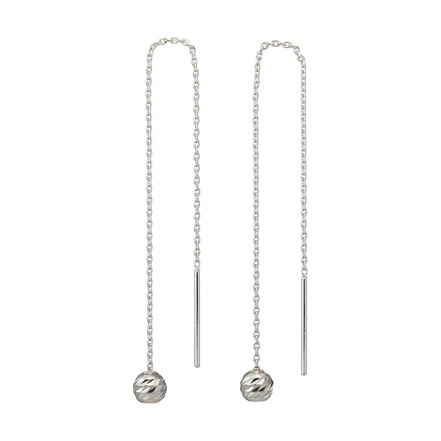 プラチナダイヤモンド アメリカンピアス 60mm リンジェ 最高品位の純プラチナ ダイヤモンドカットボール