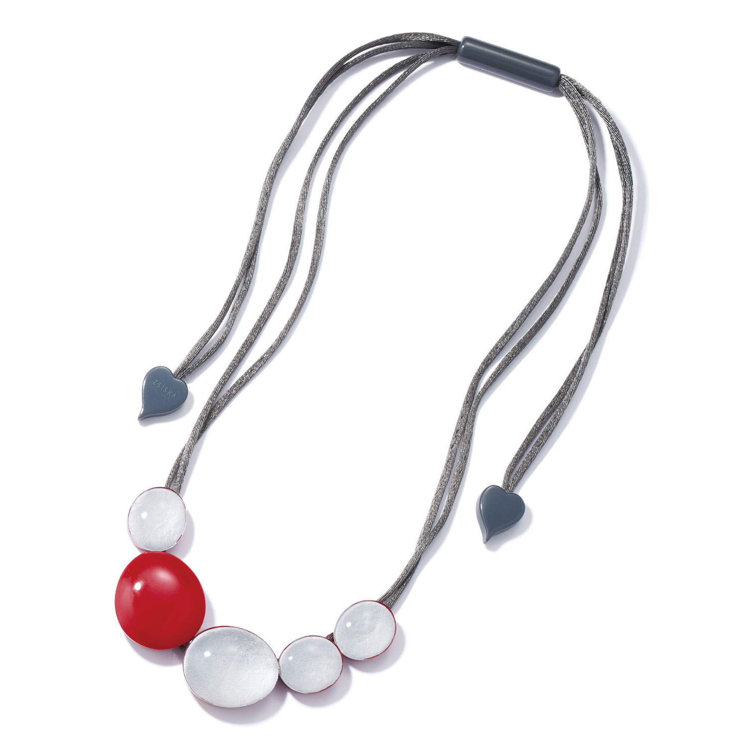 シスカ レジン デザインカラー ロングコードネックレス- ショップ