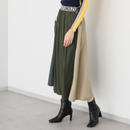 コイビトミサキ 前後２ウェイ 配色デザインスカート