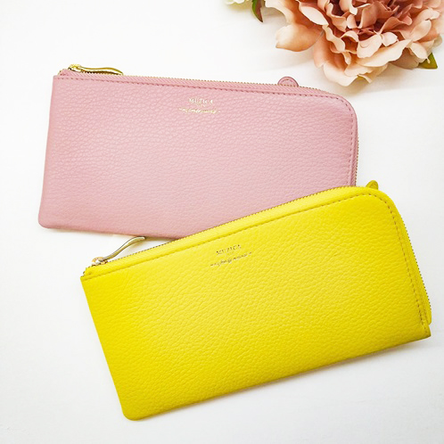 ムジカヴィータ イタリアン牛革 Ｌ字型長財布