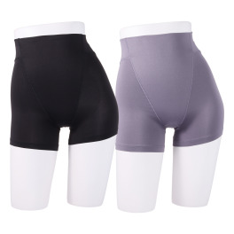 温活キュート 裏起毛 仙骨キルト 一分丈ショーツ２色セット