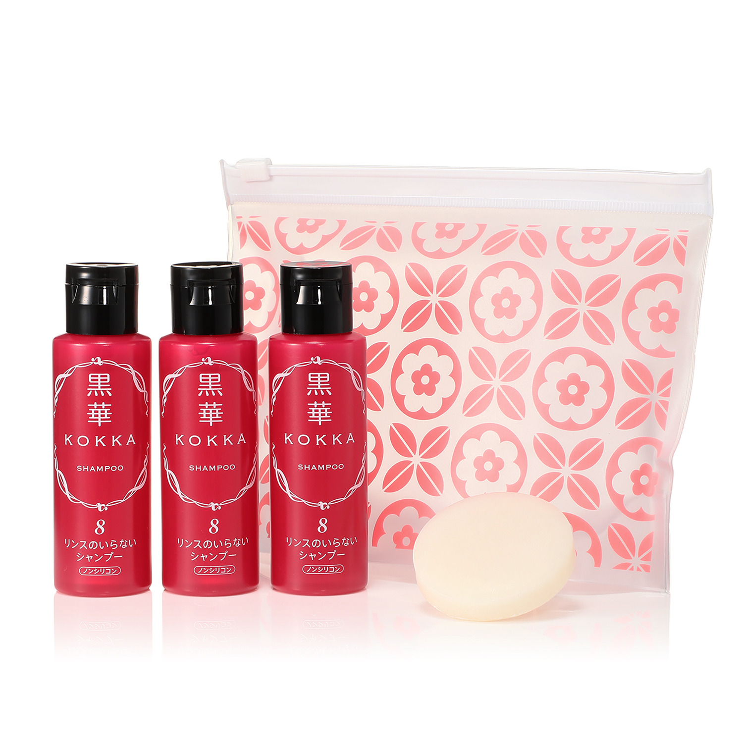 最新版　髪にハリ、コシ・頭皮の健やかシャンプー・黒華600ml2セット 新品 黒華 ふのり由来紅藻エキス配合 髪と頭皮の健やか シャンプー