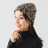 レイメイヤーズ イタリア製 アニマル柄ニット帽子