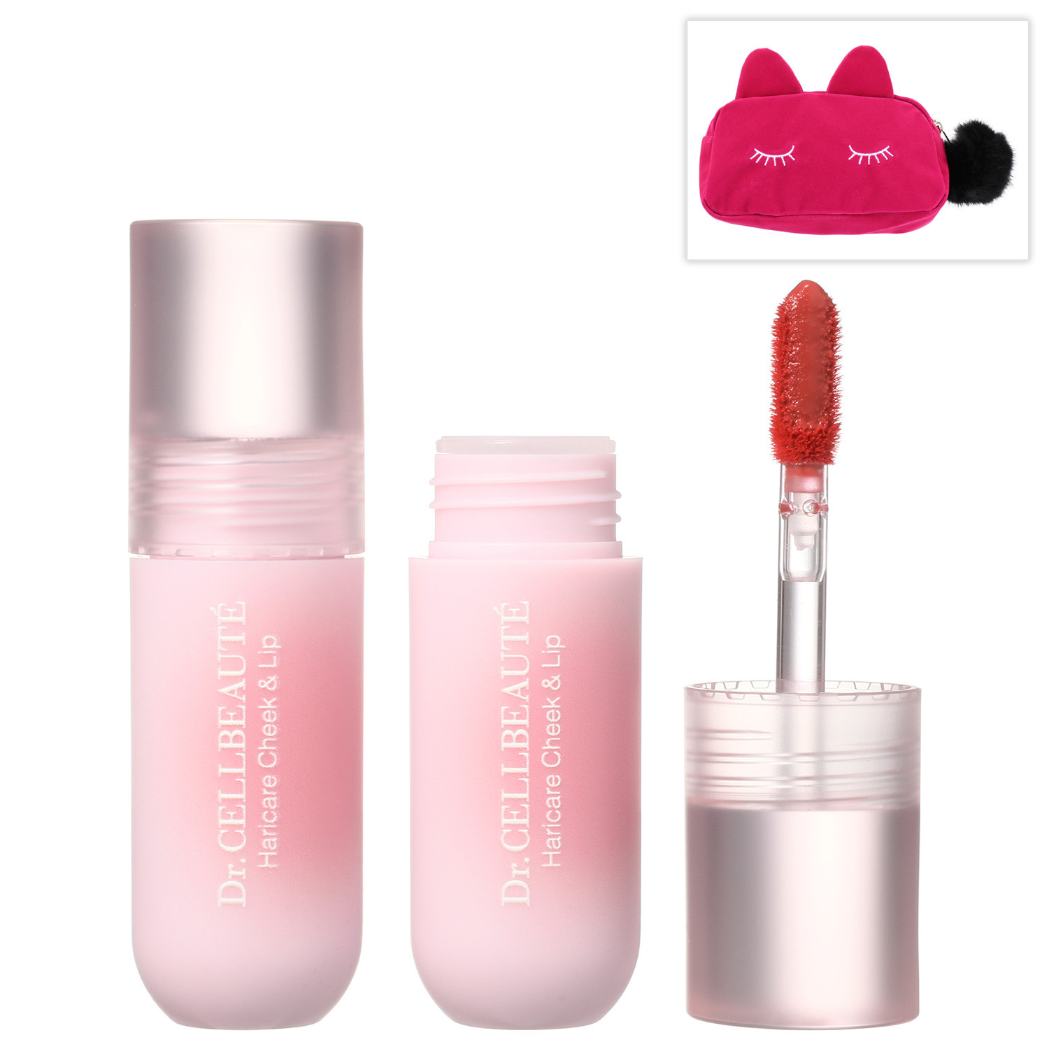 セルボーテ リップもチークも１本で！ メイクしながら潤いケア ハリケア　チーク＆リップ ＜王妃の品格レッド＞ ２本特別セット