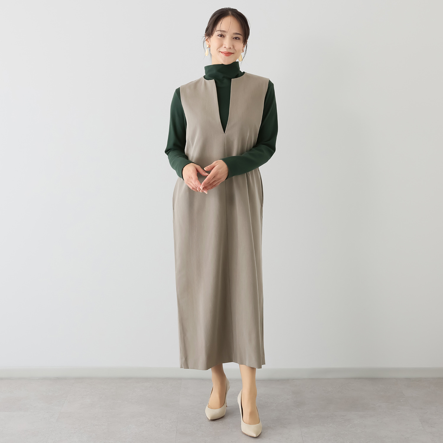 ◆送料・関税無料◆Sea NY ボンバーJK＋スカート セットアップ ボンボン・エ・ショコラ キーネック ジャンパースカートドレス