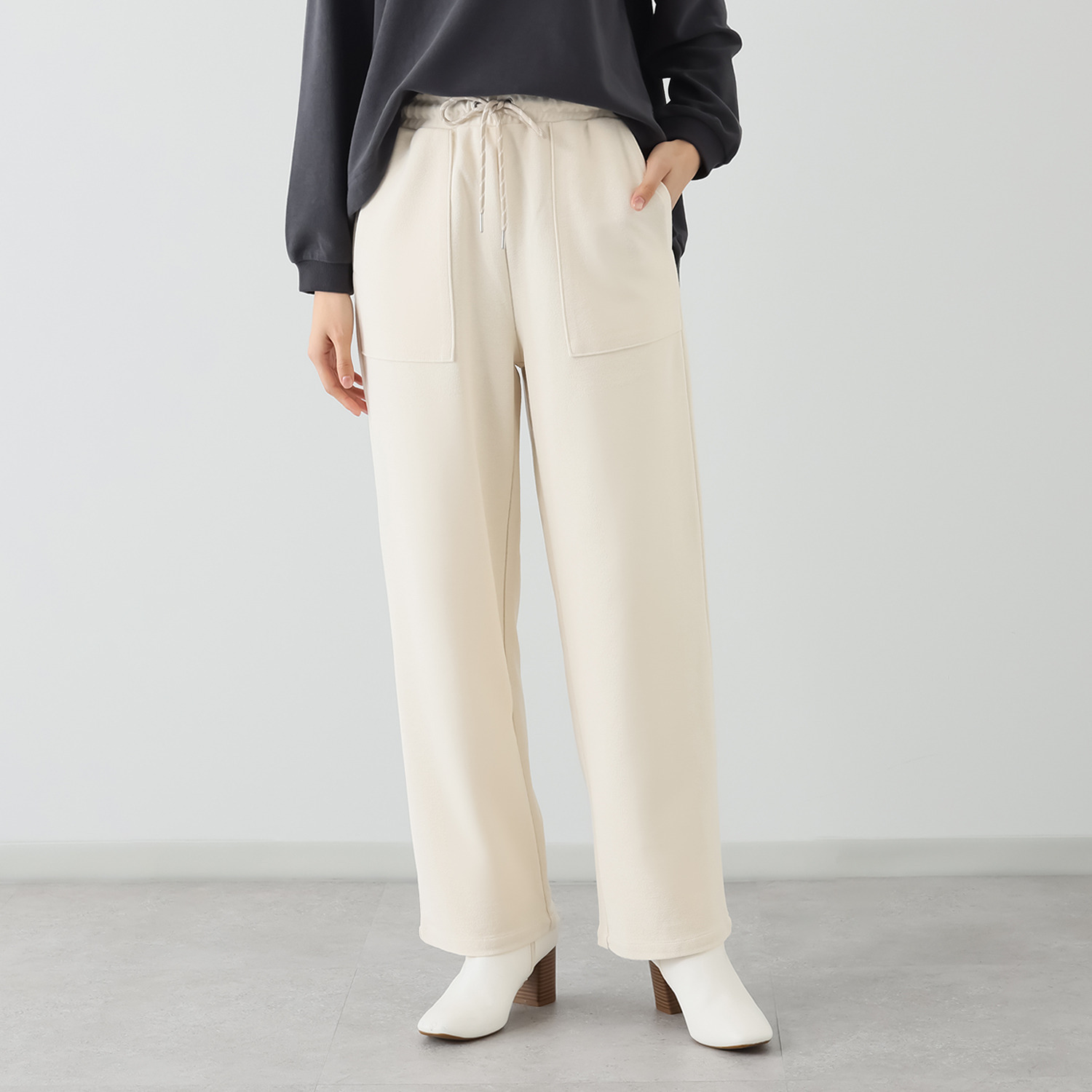 シーン セミワイド ベイカーパンツ