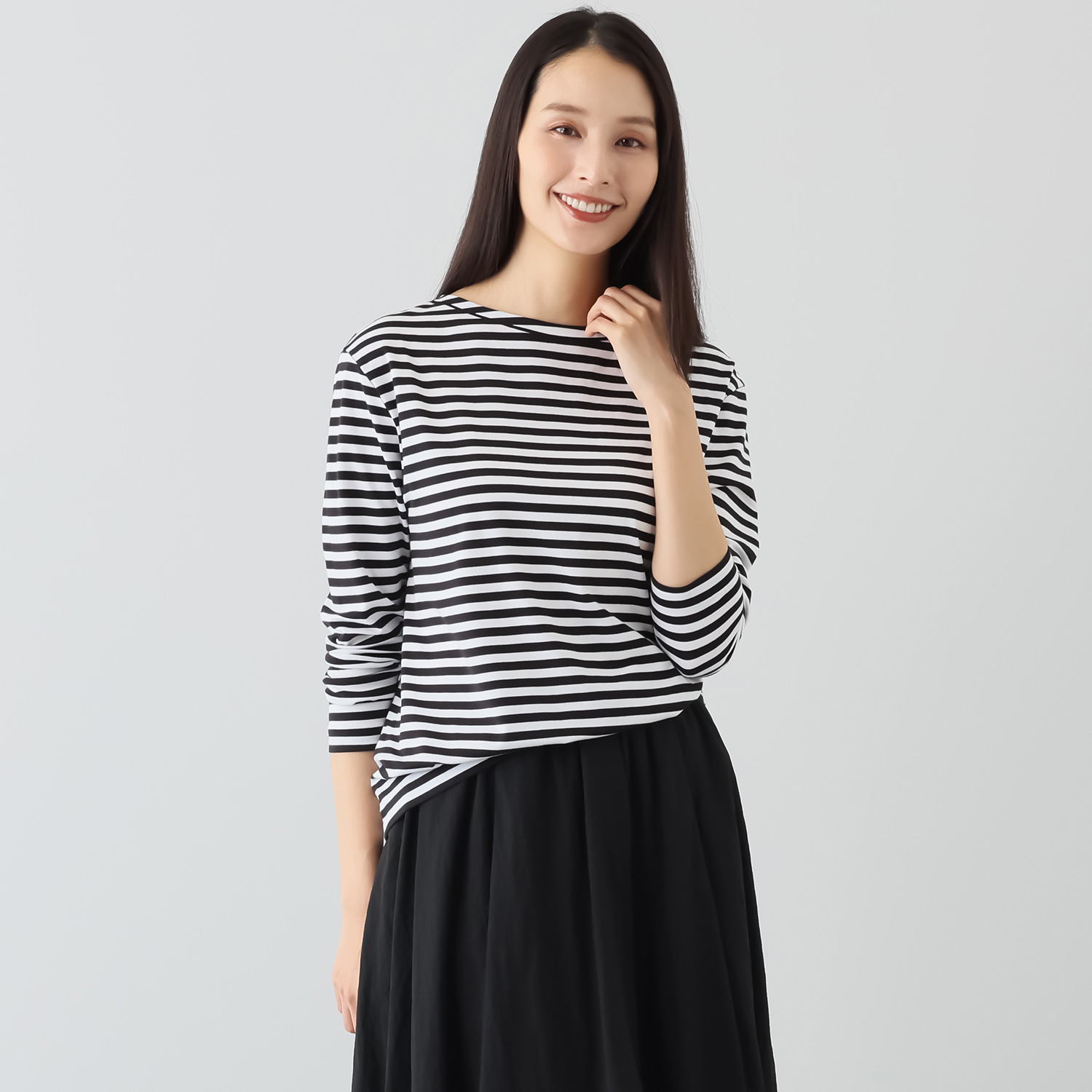 クーラム 水起毛 長袖プルオーバー