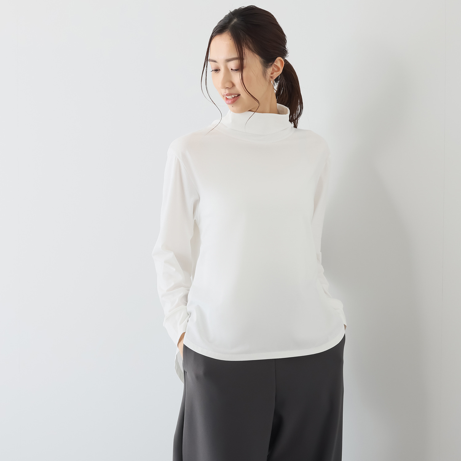 Kunny． ハイネックカットソー プルオーバー- ショップチャンネル