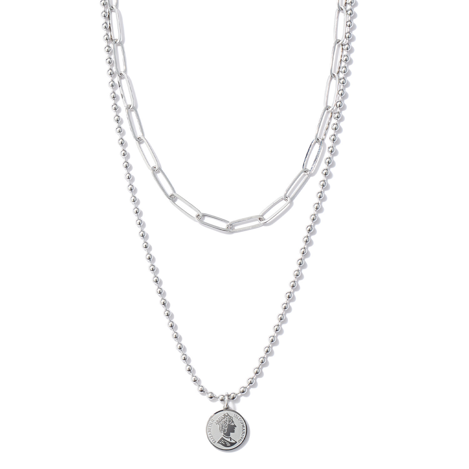 ステロ ステンレス ネックレス＆ ペンダントトップ コーディネイト３点セット