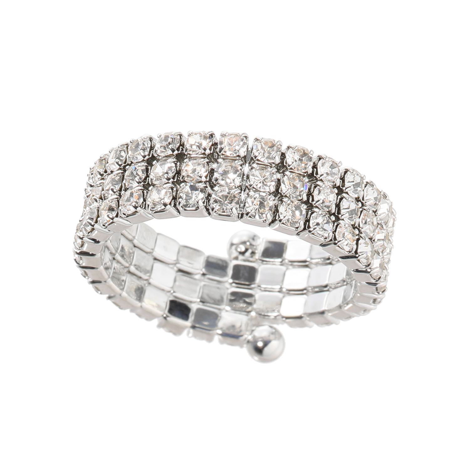 マイビジュー キラキラビジュウ 3連ワイヤーリング- ショップチャンネル