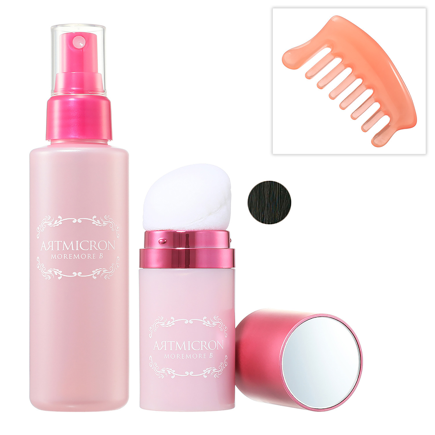 ✨値下げしました雲母坂no!no!HAIR （pink） アートネイチャー 瞬間増毛＆白髪隠し！ もっと自然に若々しく アート