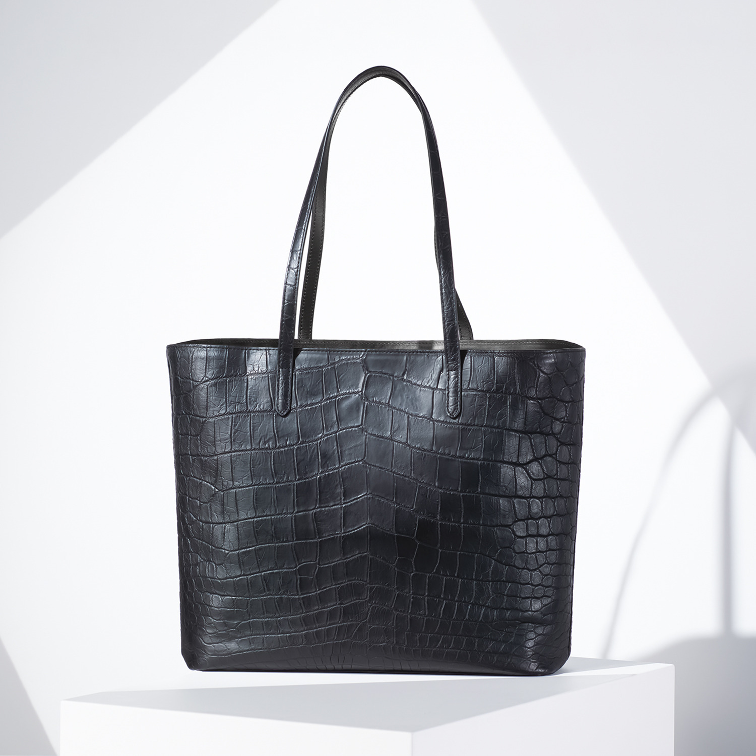 クロコダイルバッグ　２ウェイ sankyo shokai クロコダイル ハンドバッグ レディース 2way