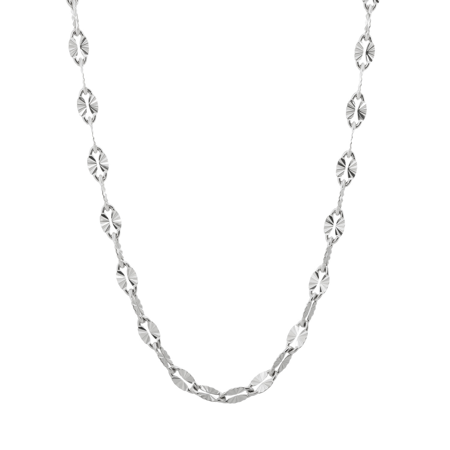 ラフィナリスタ サージカルステンレス 煌めきＭＡＸ ペタルチェーン ネックレス