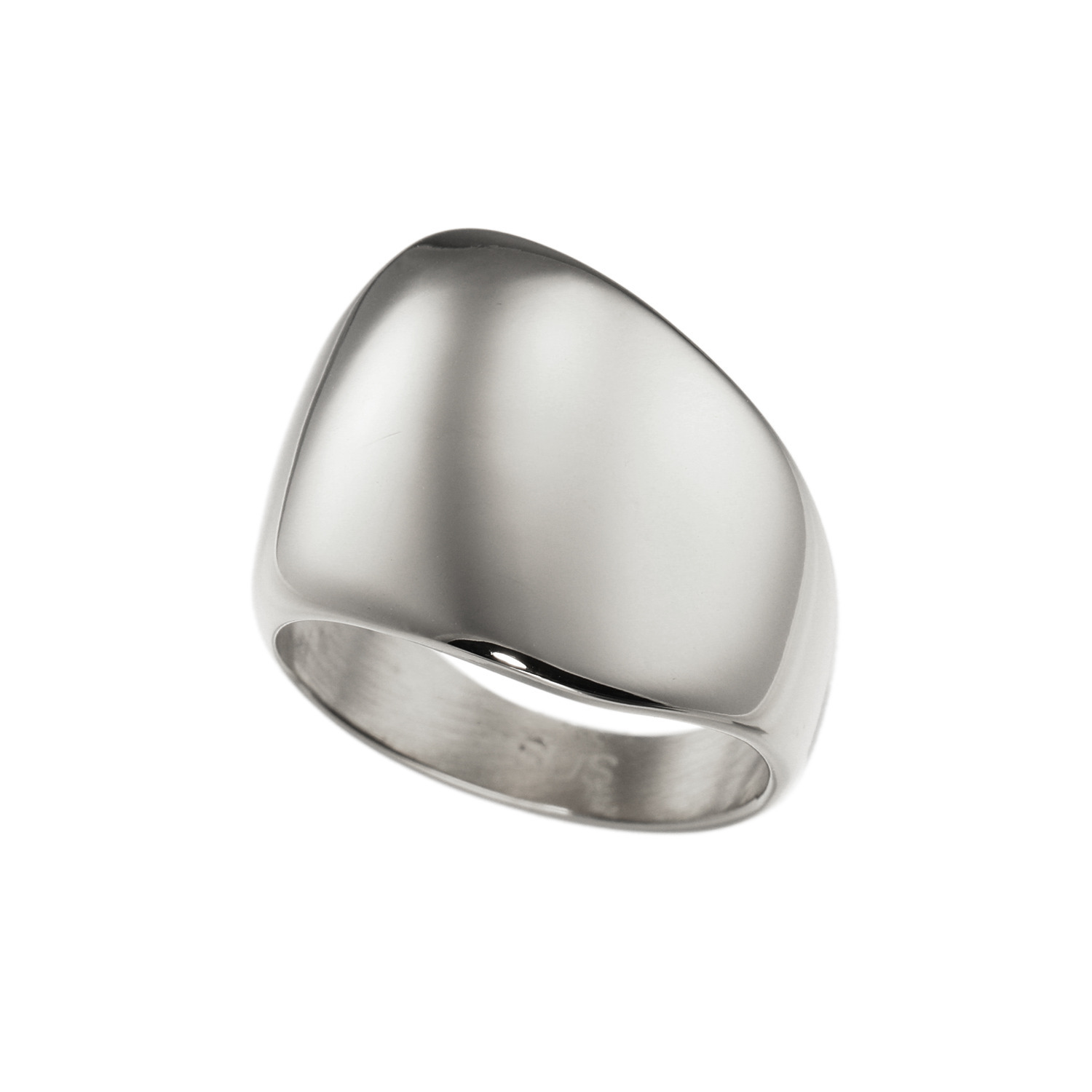 ラフィナリスタ サージカルステンレス アシンメトリーデザイン 軽やかワイドリング