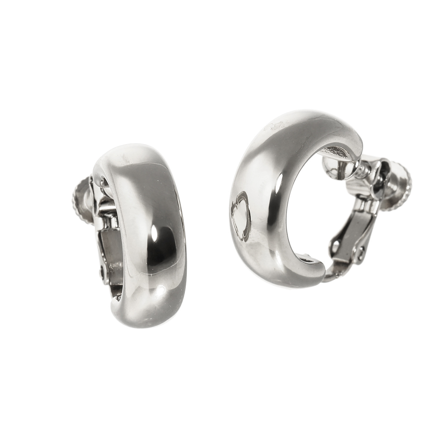 ラフィナリスタ サージカルステンレス 程良くチャンキー ふんわり甲丸 フープイヤリング／ピアス