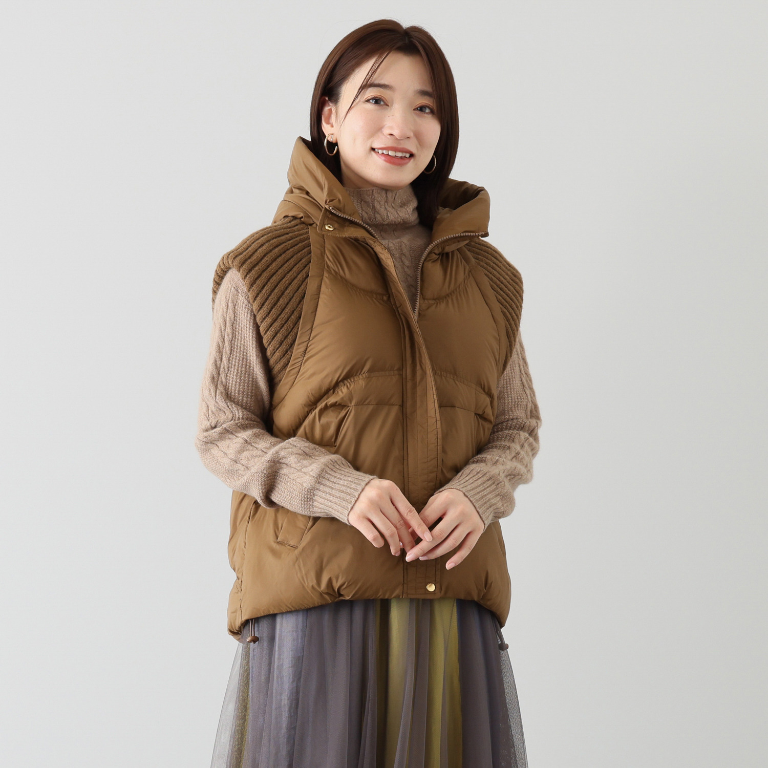   205W39NYC ニット 切替 ダウンベストM 205W39NYC ニット 切替 ダウンベストM Calvin KLEIN 205W39NYC ニット