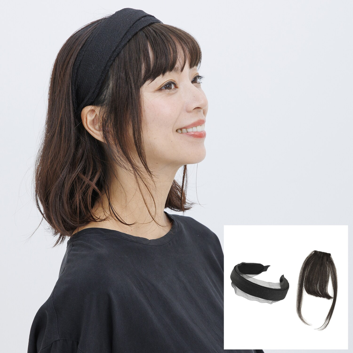 ギンカウィンカ 前髪とお顔周りの毛が 自然に完成 ドレスドヘア 前髪