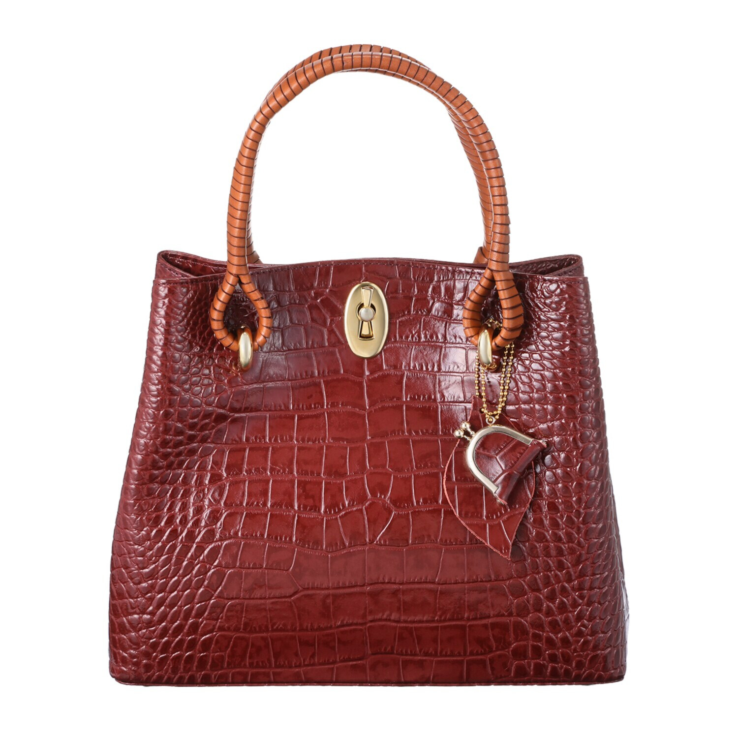 日历牛革真皮黑色バッグ ハンドル付き大型尺寸：27*26*13cm 日历牛革真皮黑色バッグ ハンドル付き大型尺寸：27*26*13cm