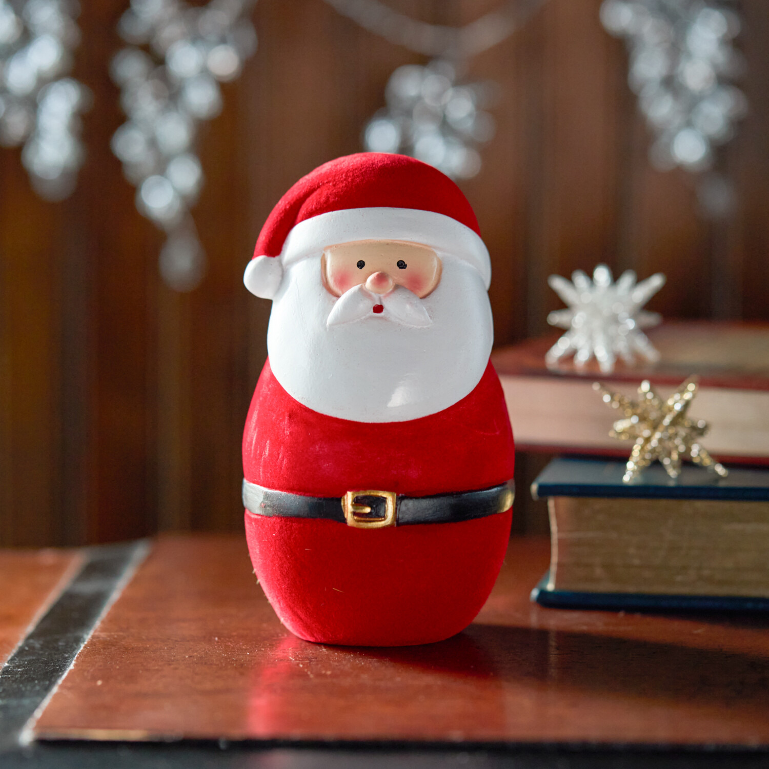 つぶらな瞳が可愛い！ ポリレジン製 クリスマススタンド- ショップ