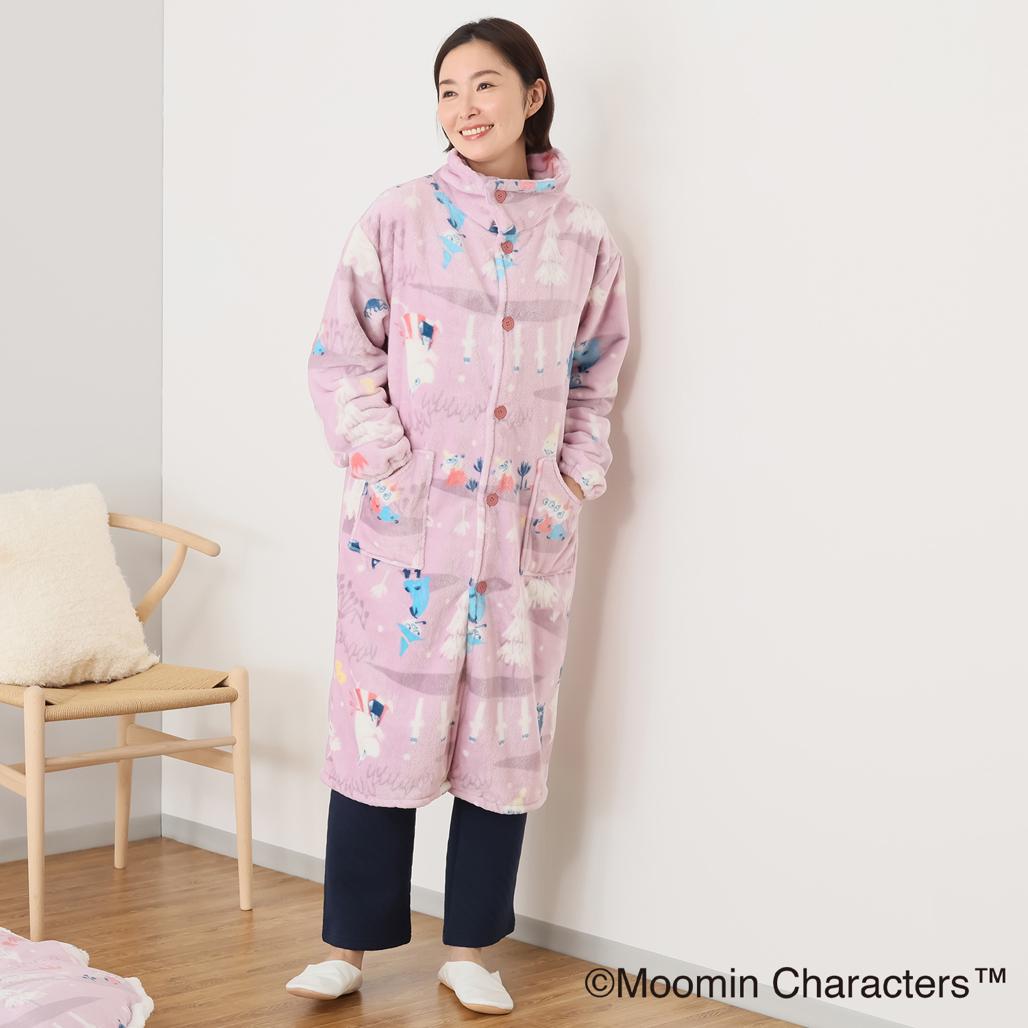 ムーミン モコモコ着る毛布