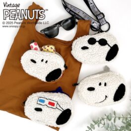 ルートート スヌーピーの ふたつの表情が楽しめる！ 収納可能な ミニショッパーバッグ