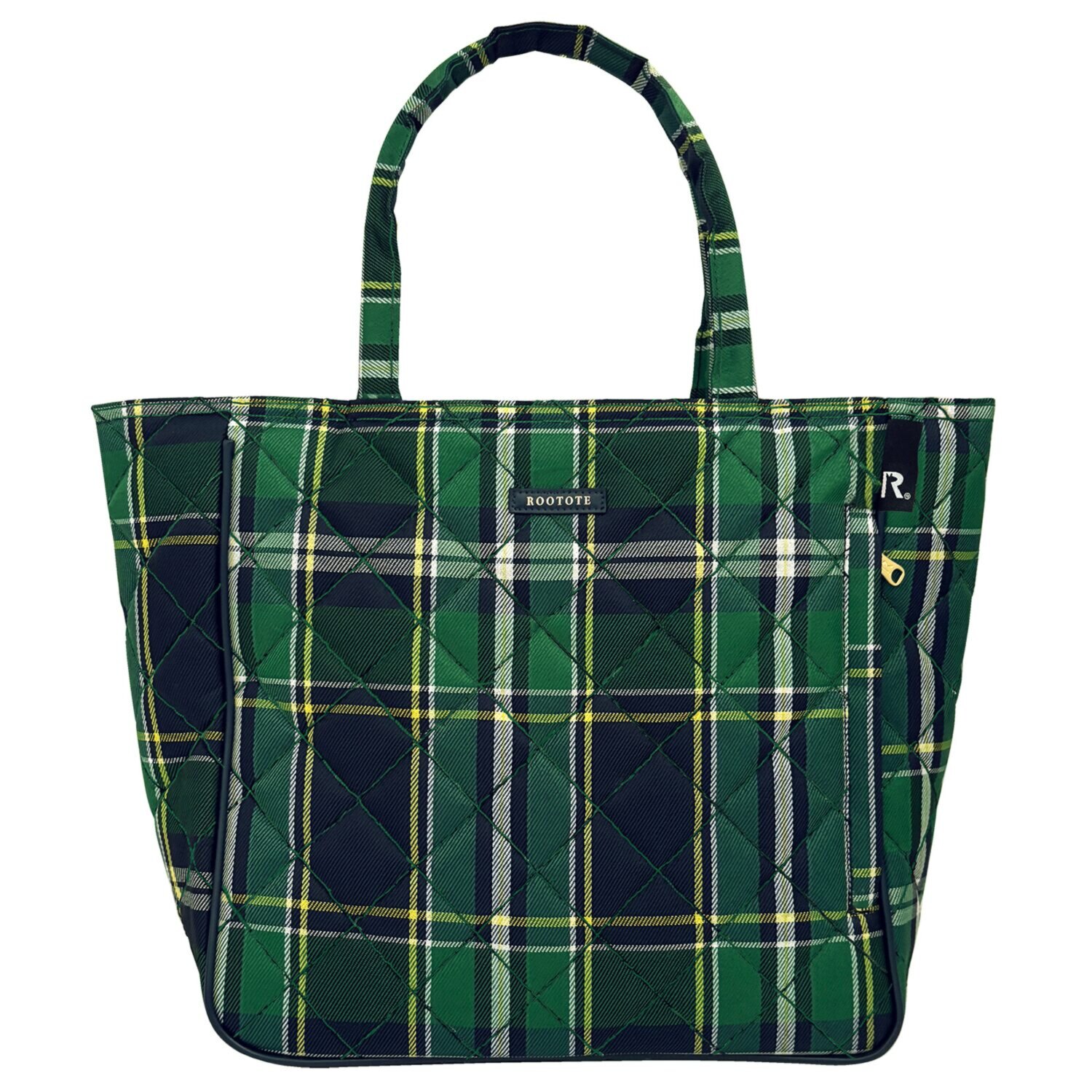 ルートート 程良いハリときちんと感！ チェック柄キルティング ミニトートバッグ