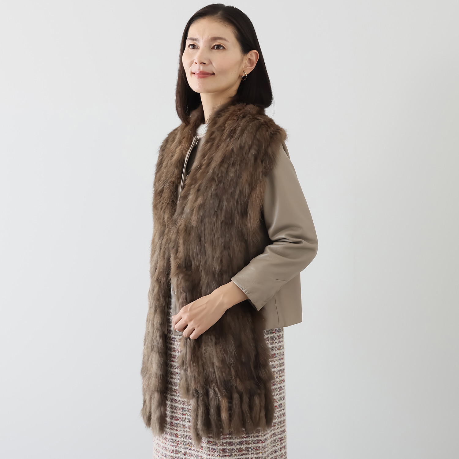 ロシアンセーブルヤーン セミストール- ショップチャンネル