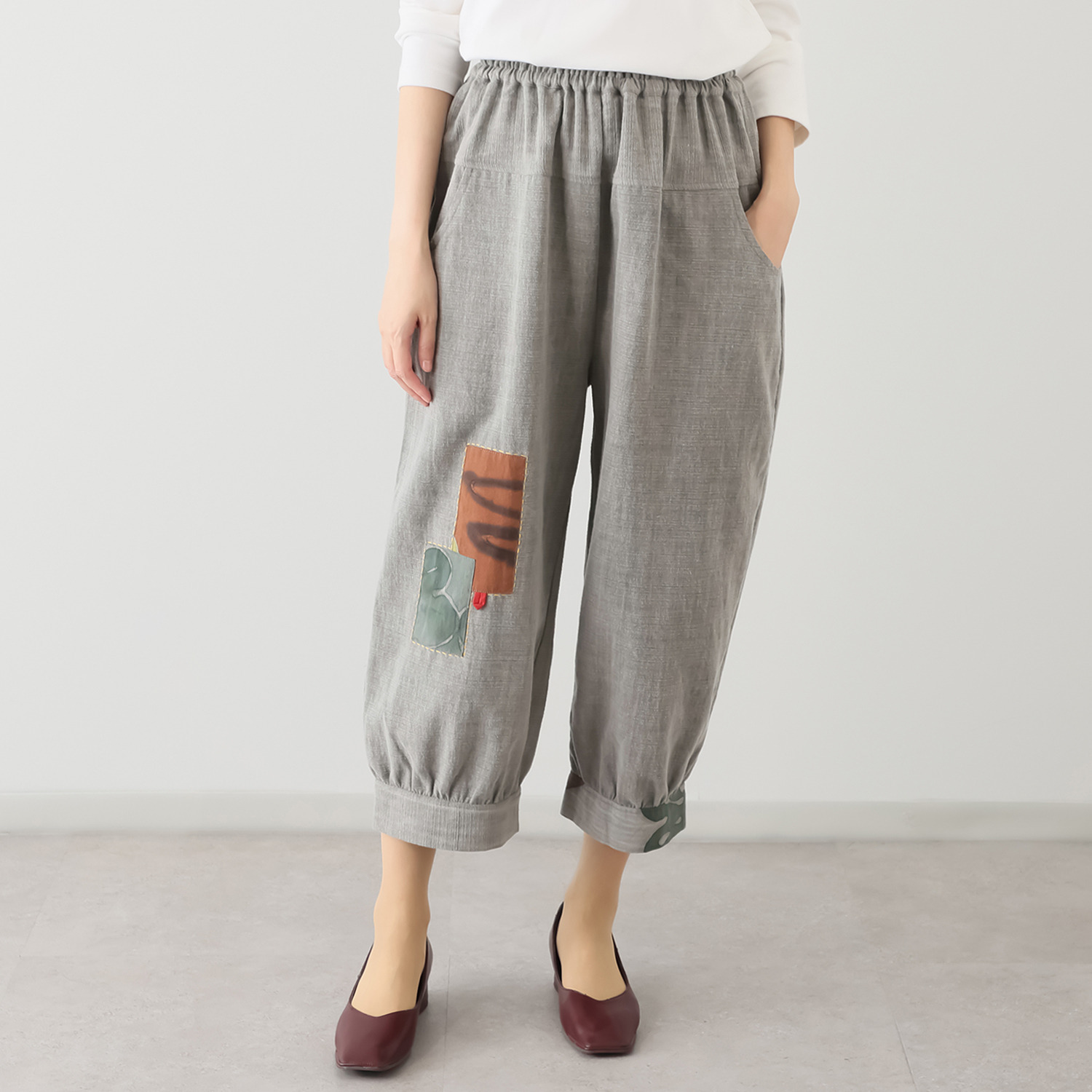 創作りょう パッチワークパンツ