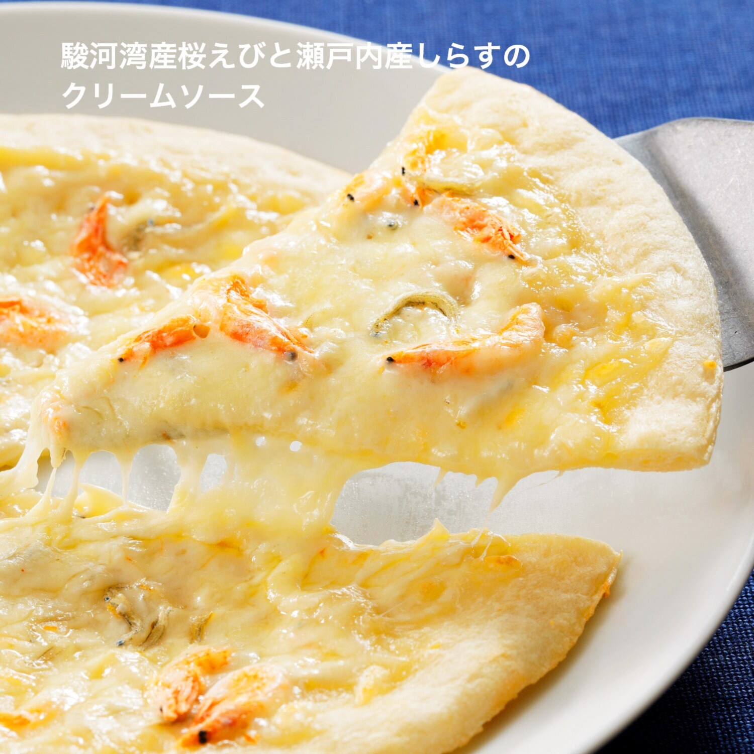 創業１００年！ ＭＣＣ ミラノ風薄焼きピッツァ ＜桜えびと 瀬戸内産しらすの クリームソース お買い得１０枚セット＞