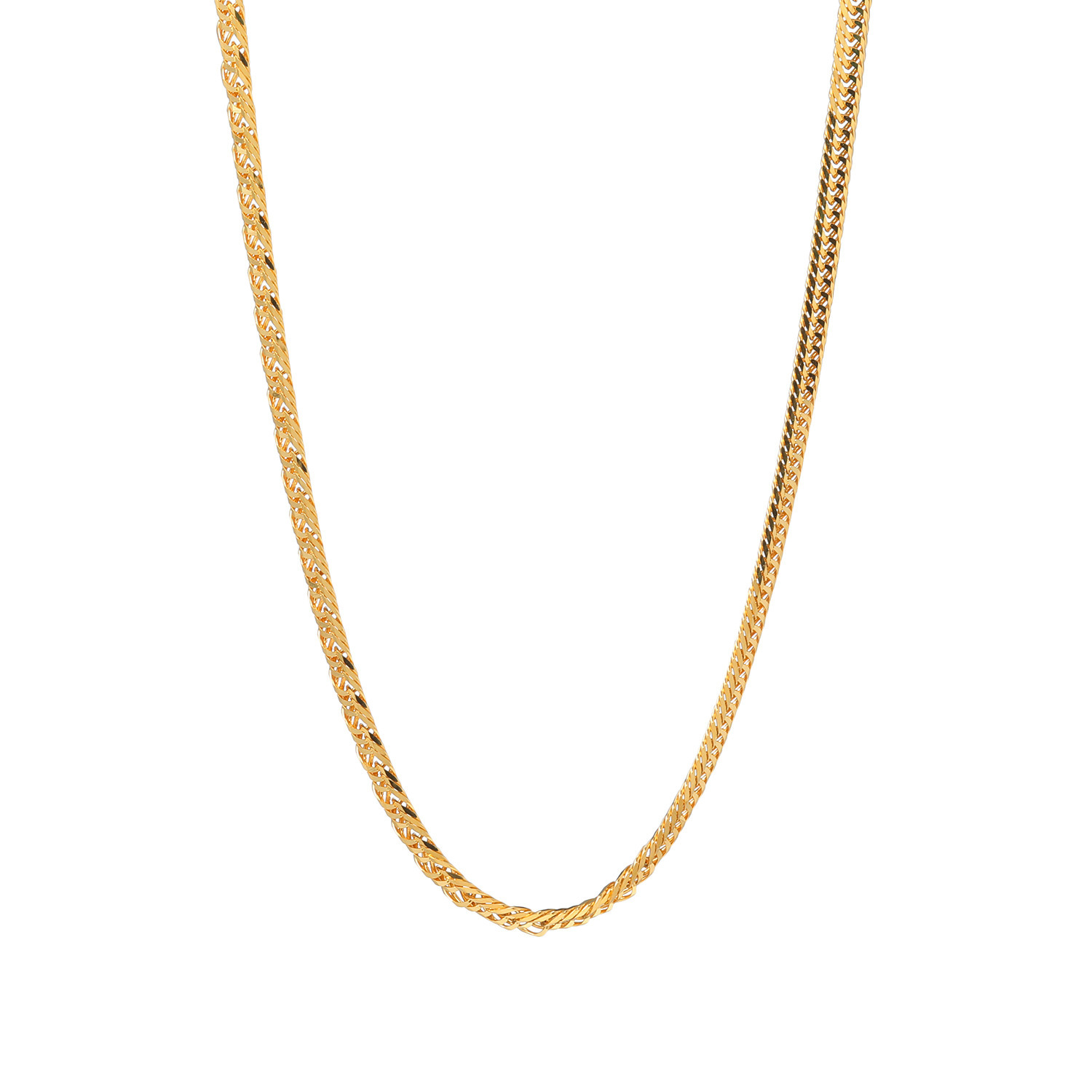 祈平 純金 8gUP 12面カット トリプル喜平チェーン ネックレス