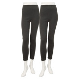 着まわし７デイズ 高保温・吸湿発熱 裏起毛 フルレングスレギンス 同色２枚セット