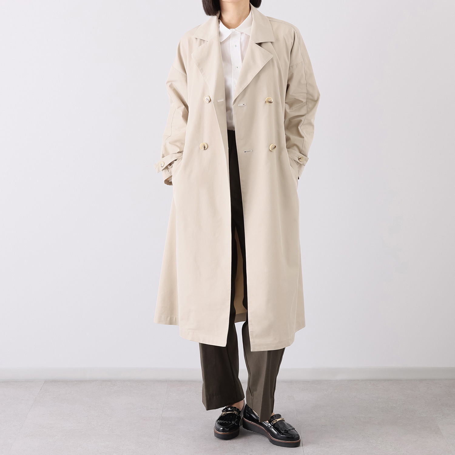 SYU トレンチコート mizuiro ind トレンチライクコート｜ MARcourt ONLINE STORE