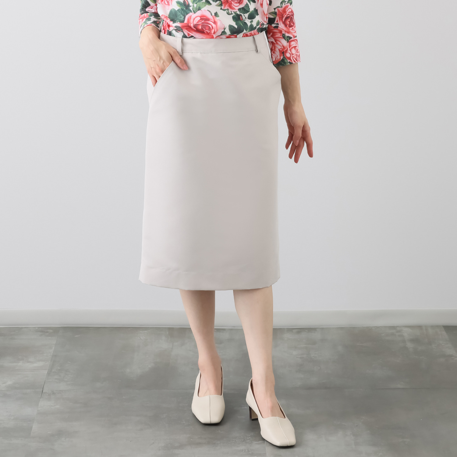 ジュンコ シマダ ライトグログラン タイトスカート- ショップチャンネル 