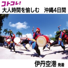 大人時間を愉しむ 南国美ら旅 沖縄４日間 ２名１室 ＜伊丹空港発着＞