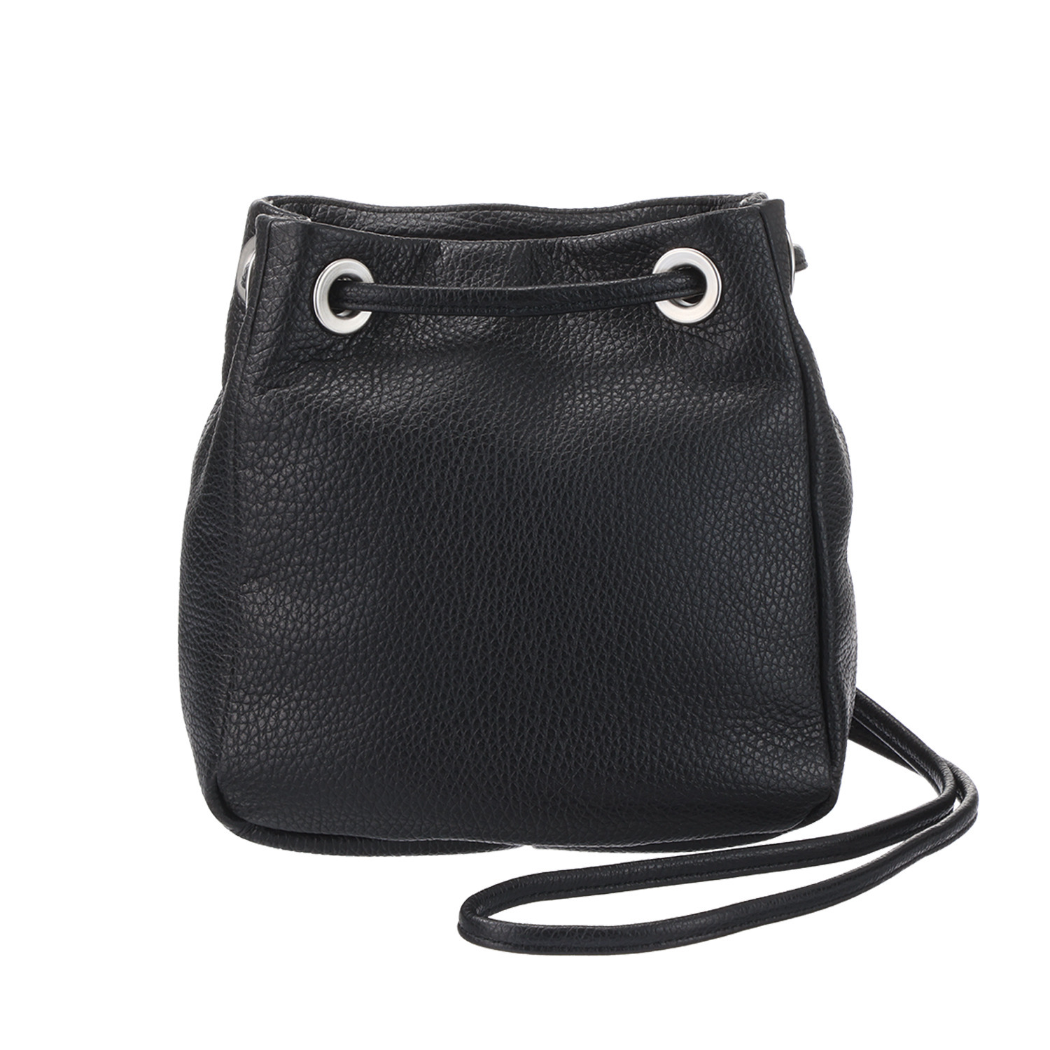 ムジカヴィータ イタリア製牛革 ループショルダーバッグ