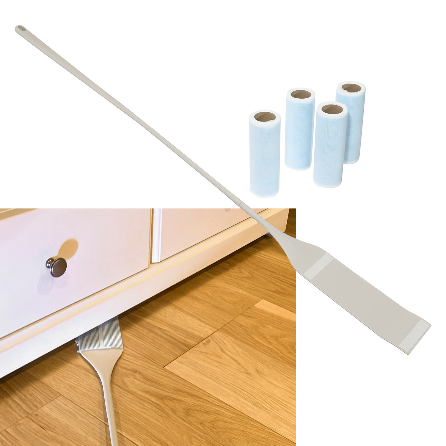 ニトムズ 諦めていた場所のゴミも しっかりキャッチ！ 革新的なお掃除アイテム すべる！孫の手ワイパー 特別セット