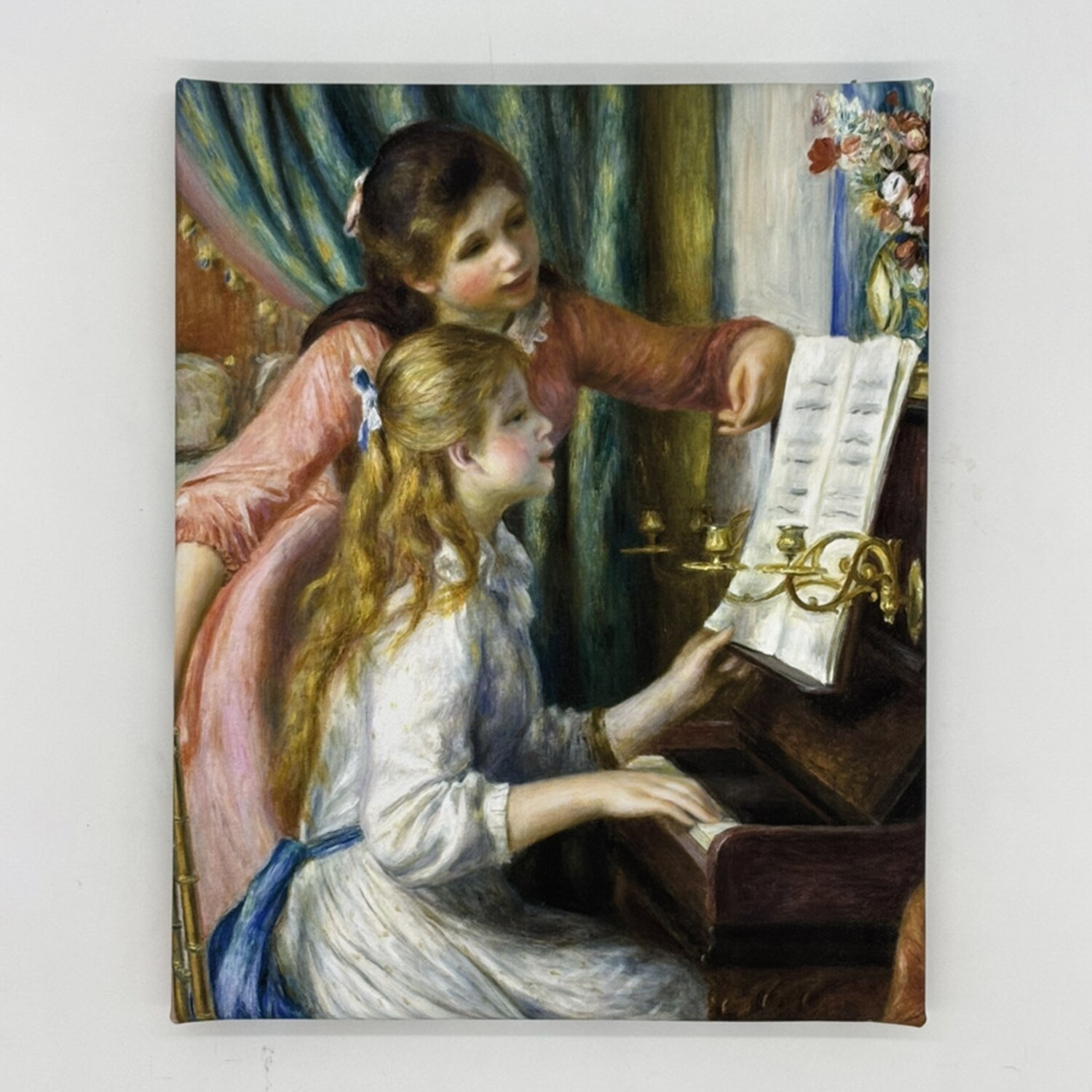 ルノアール ☆ピアノを弾く少女達 ルノワール 『ピアノを弾く少女たち』 リトグラフ - 北海道画廊