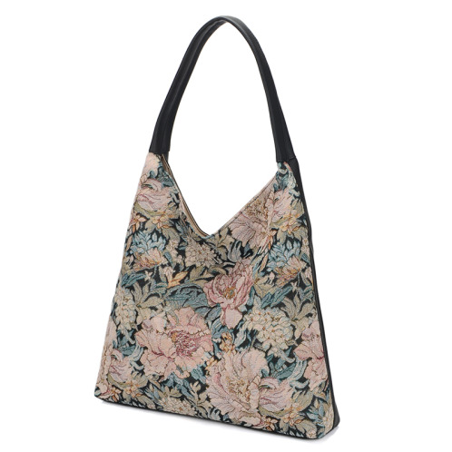 ラルジュ 軽量Ａ４対応 アンティークフラワー トートバッグ