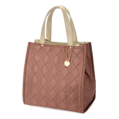 ラルジュ キルト風加工 スクエアトートバッグ- ショップチャンネル