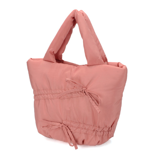 ラルジュ ふんわり軽量 リボントートバッグ