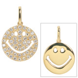 エクラプリュス １８Ｋ ダイヤモンドパヴェ スマイル ペンダントトップ