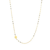 エクラプリュス １８Ｋ スマイル サテライトチェーン ネックレス