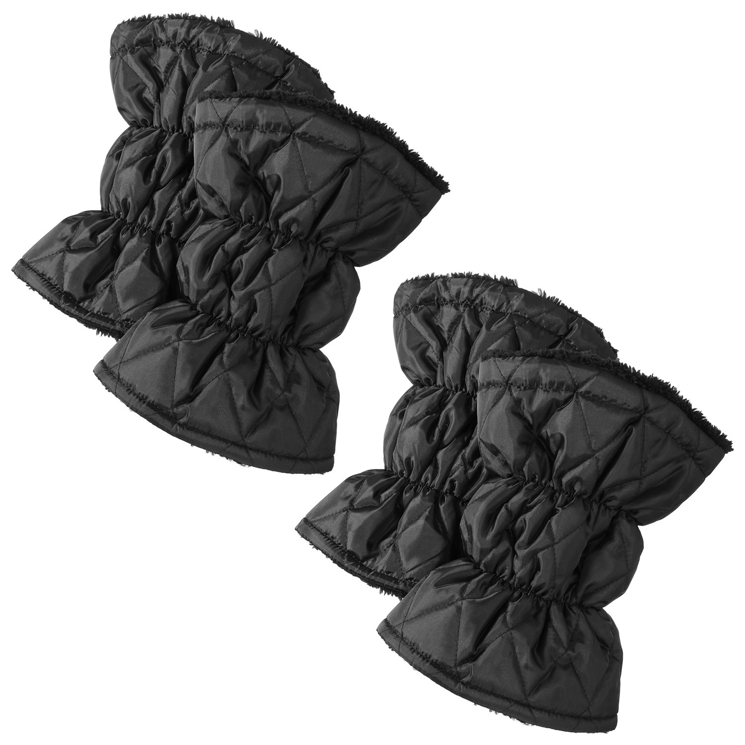 くるぶしまで ポカポカあったか 発熱ボア ほっこりウォーマー ２足４枚セット