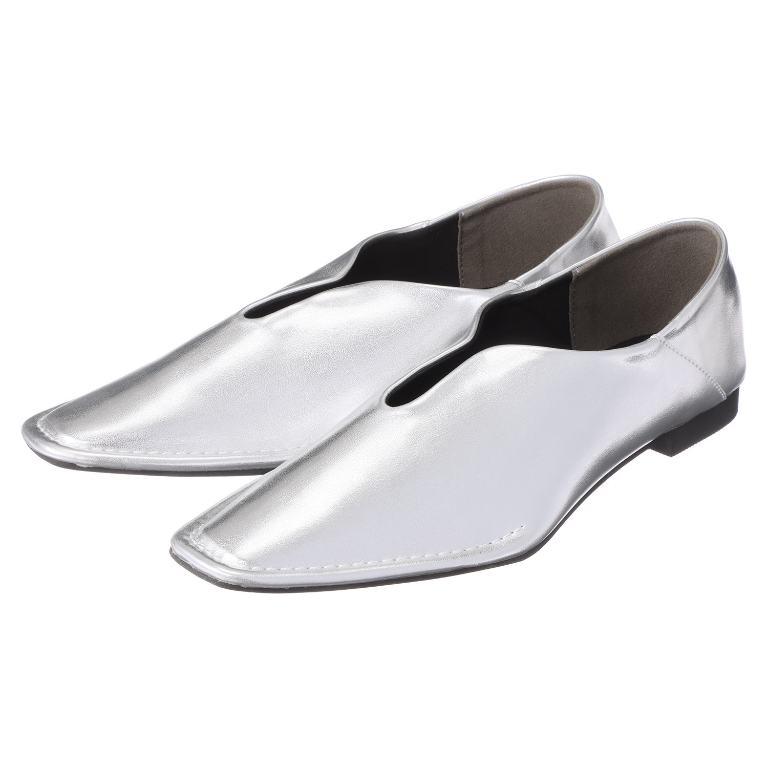 アミアミ ２ウェイ アウトステッチパンプス