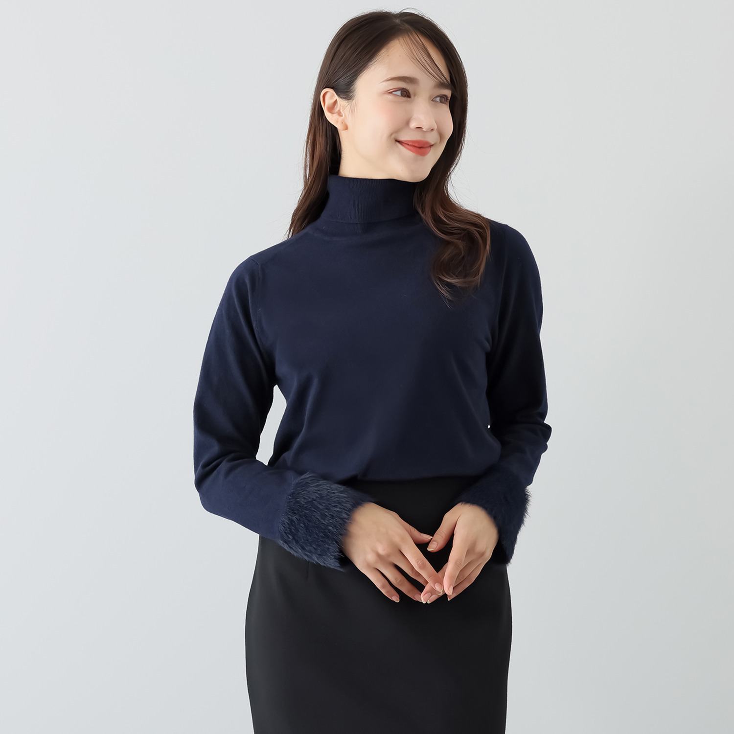 マイジュジュ 一枚で決まる！ ふわふわ フェザーヤーンカフス