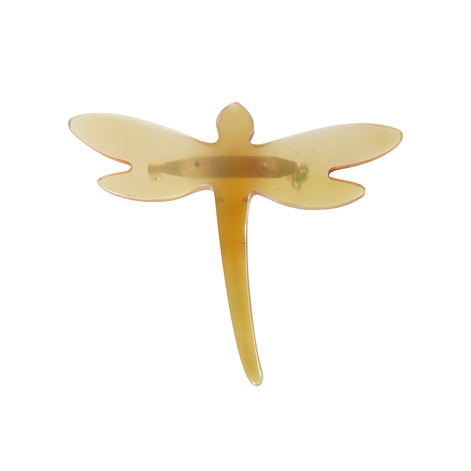 グレイスモア 水牛 トンボデザイン ブローチ