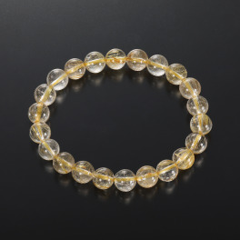 幸石堂 福禄寿の天然石 ゴールデンルチルクォーツ プレミアムブレスレット 〜金運〜