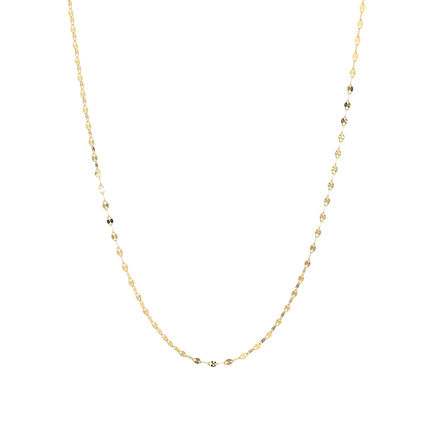 ファシーノアルジェント シルバー ペタルチェーン ロングネックレス