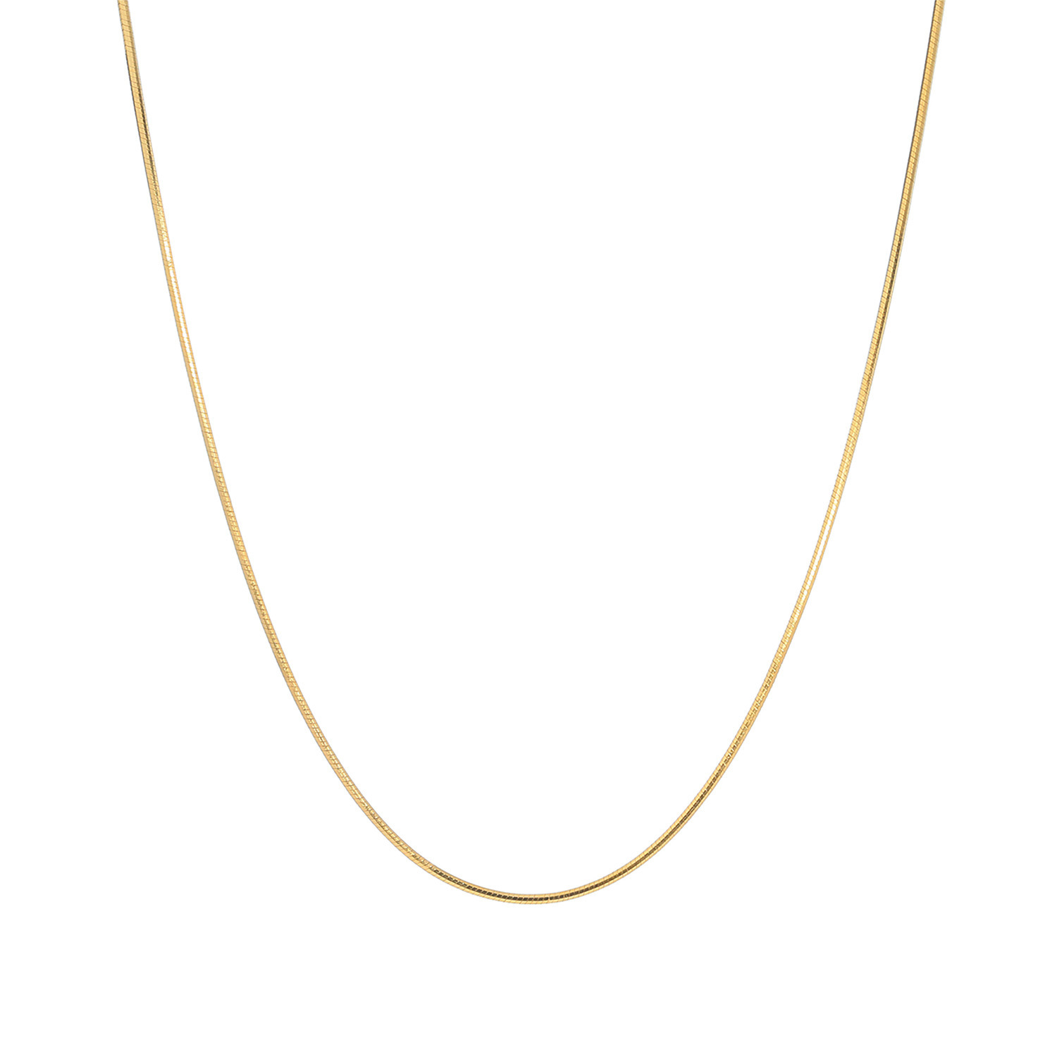 ファシーノアルジェント シルバー スネークチェーン ネックレス